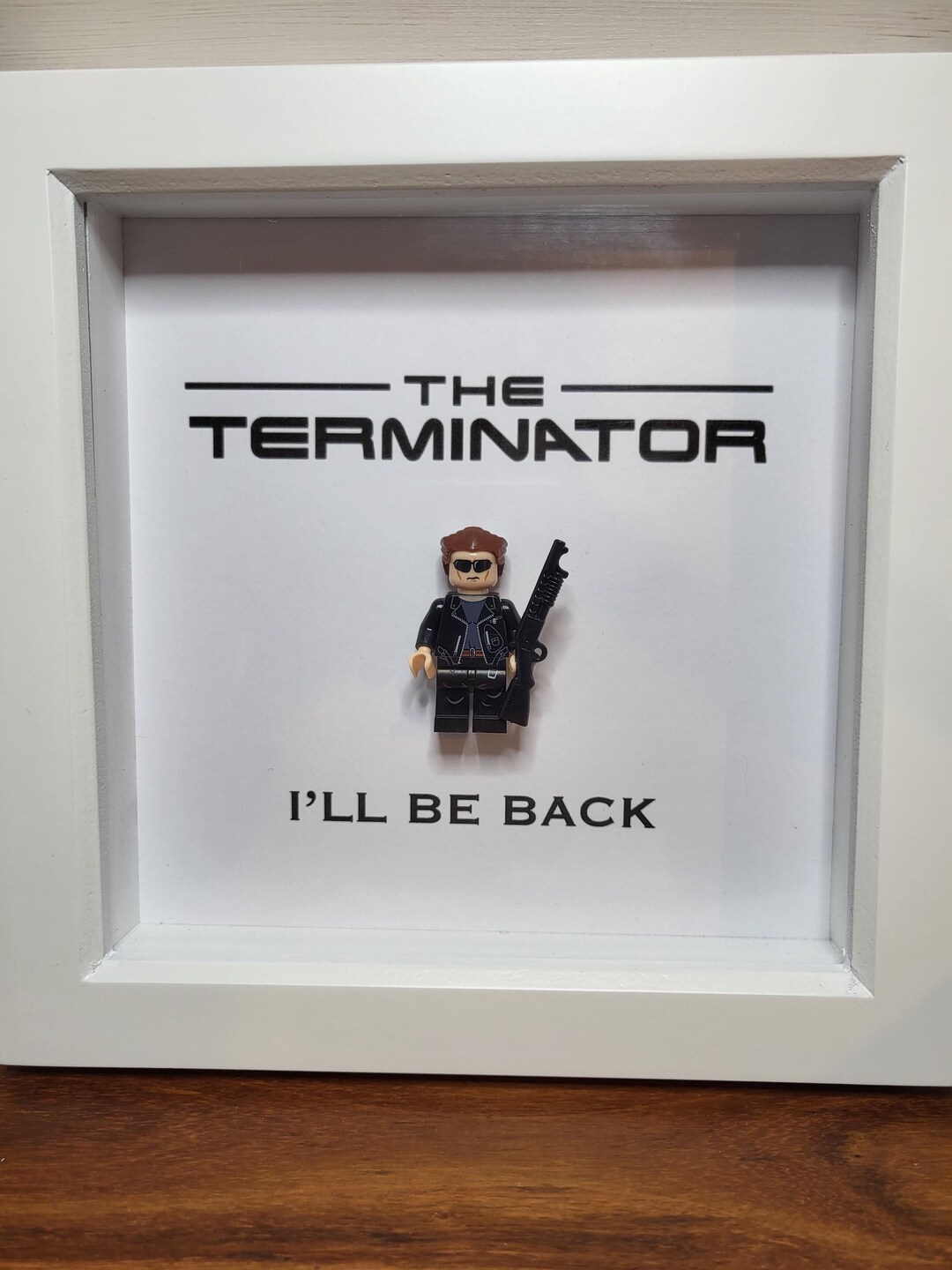 The Terminator Arnie Arnold Schwarzenegger Inspired Frame I'll Be Back ...