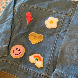 Glitter Patch Denim Jacket main image 1
