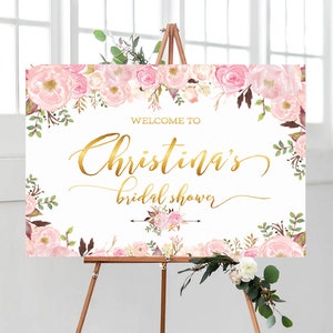 Bridal Shower sign, Bridal Shower Welcome Sign, Bridal Shower decoration, welcome sign, Bridal shower banner, Shower sign, Bridal shower