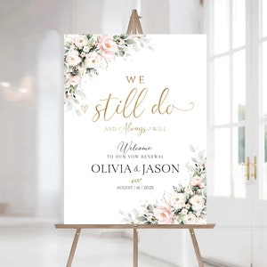 Placa personalizada para renovação de votos, Placa "Ainda Estamos Juntos", Decoração para renovação de votos, Placa de aniversário, "Estabelecidos", Decoração de aniversário, Convite para renovação