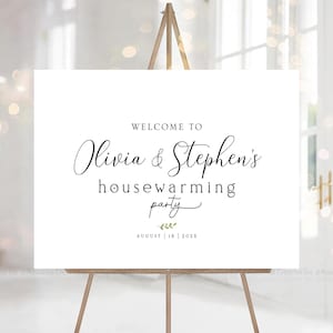 Decoraciones de inauguración de la casa con vegetación, letrero de bienvenida para inauguración de la casa, letrero para fiesta de inauguración de la casa, decoración para fiesta de inauguración de la casa, invitación para inauguración de la casa