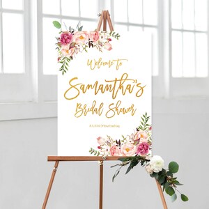 Bridal Shower sign, Bridal Shower Welcome Sign, Bridal Shower decoration, wedding welcome sign, Bridal Brunch Sign, Bridal Tea Sign