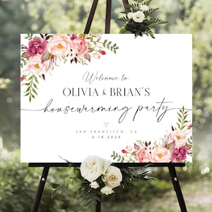 Decoraciones de inauguración de la casa con vegetación, letrero de bienvenida para inauguración de la casa, letrero para fiesta de inauguración de la casa, decoración para fiesta de inauguración de la casa, invitación para inauguración de la casa