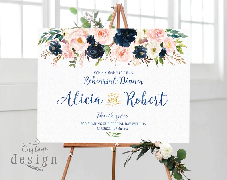 The Night Before Sign Wedding Rehearsal Dinner Rehearsal - Etsy