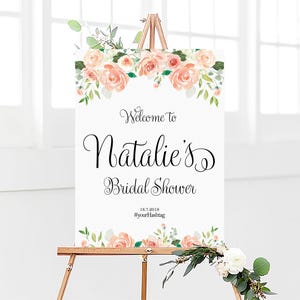 Bridal Shower sign, Bridal Shower Welcome Sign, Bridal Shower decoration, welcome wedding sign, Bridal shower banner, Shower sign