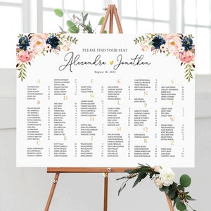 Stoelindeling bruiloft, tabel stoelen alfabetisch, sjabloon stoelen, bruiloftsopdracht, poster stoelen, tabel gastentafels