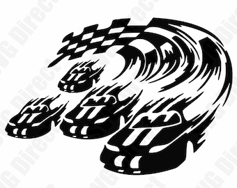 Dad Race Track Father S Day Daddy Svg Eps Dxf Png Jpg Etsy