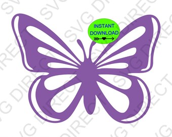 Mariposa * Svg, Png, Dxf, Jpg uso con Silhouette Studio & Cricut, Vector Art, Vinyl Design Digital Cut Files