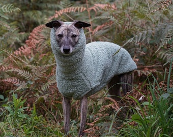 Sage Fluffy Vest Jumper Whippet Greyhound Sweater Pyjamas Italian Lurcher Galgo Sighthound