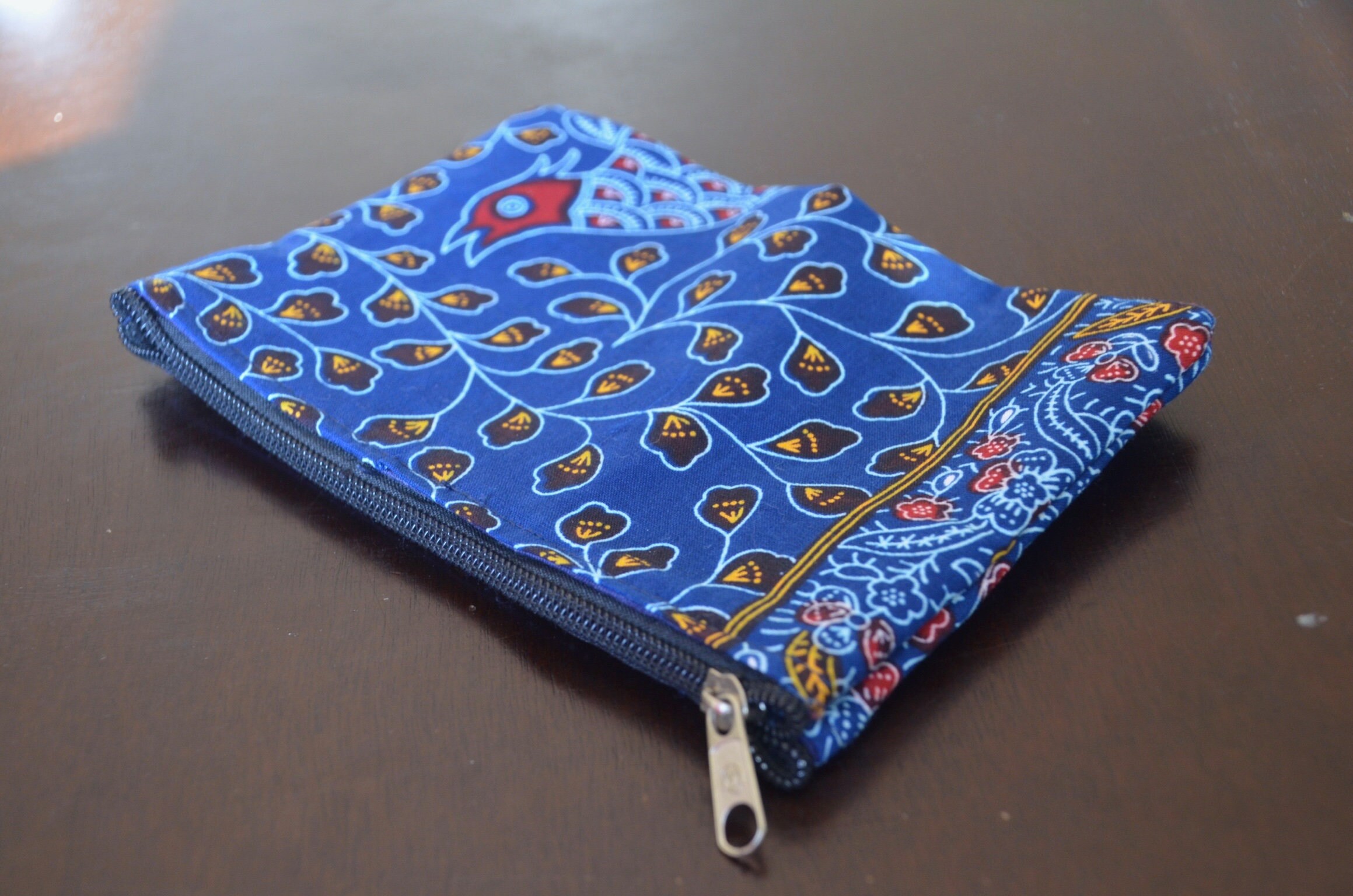 Ghana African Print Zip Wallet Etsy