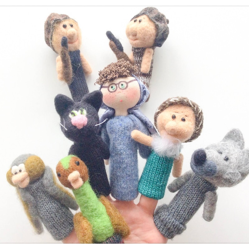 Peter and the Wolf Puppets - Etsy