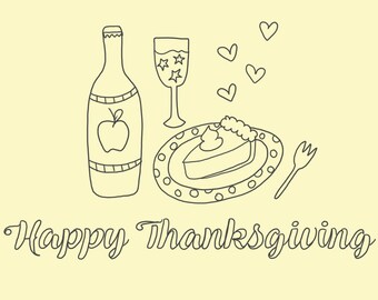 5-Pack Thanksgiving Coloring Pages