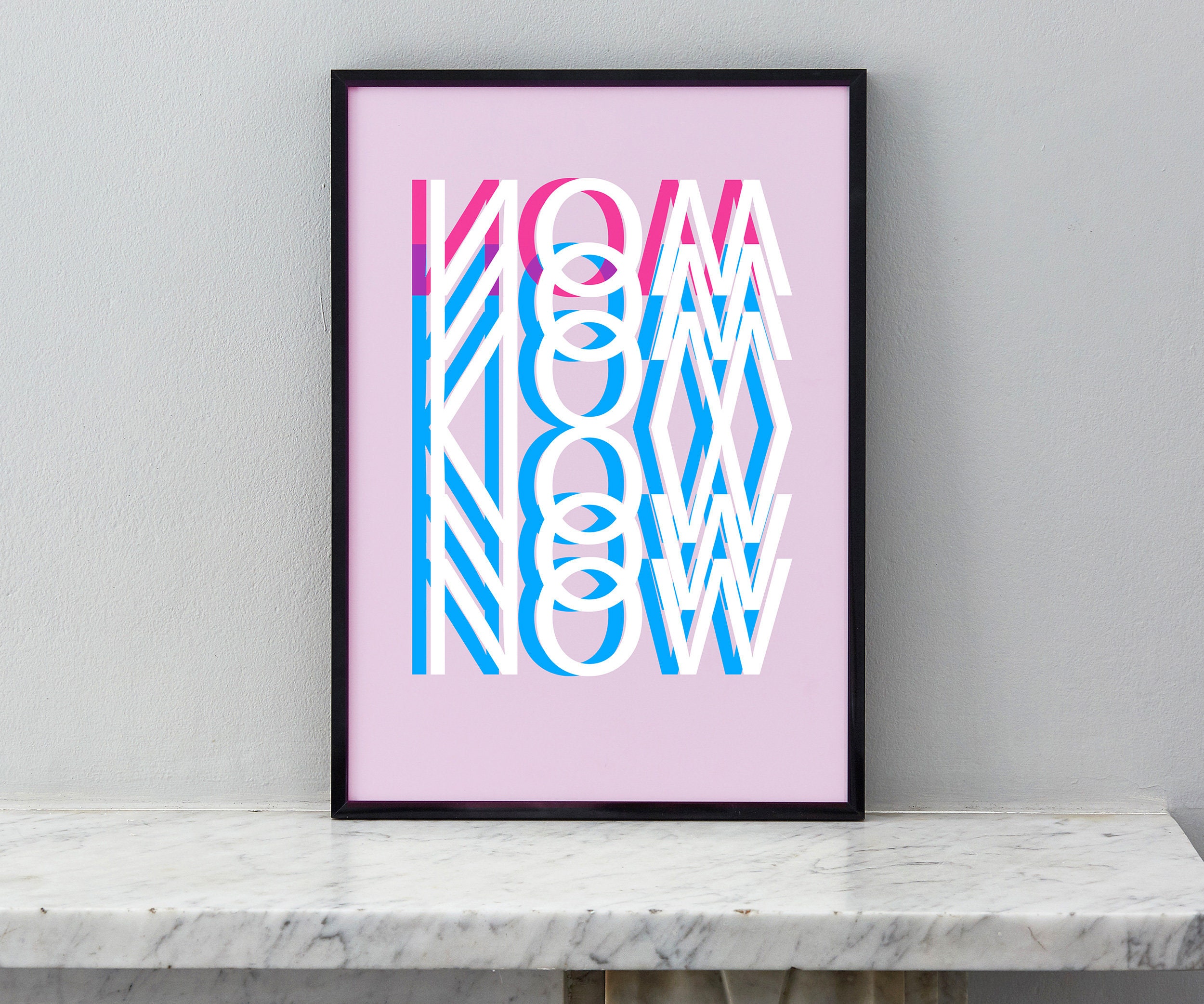 Colourful prints for home, Home office decor, Abstract art print, Modern art, Bedroom decor, Slogan Prints, New home gift, Kitchen wall art