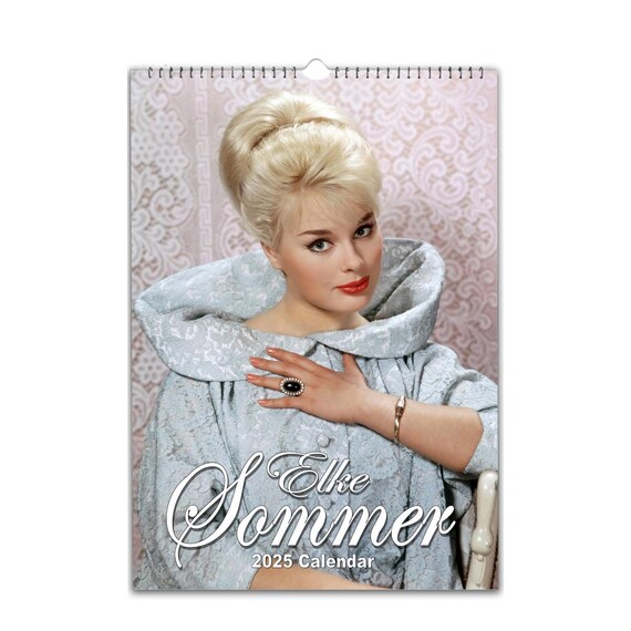 Elke Sommer | 2027/28 | Choose Start Month/Year | Full Photo Personalised Wall Calendar