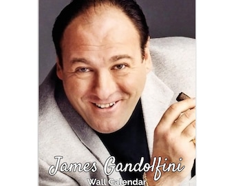 James Gandolfini Full Photo calendar | choose start month 2027/28 personalised | full year calendar