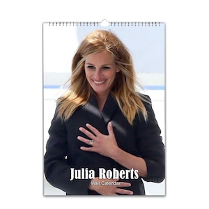 Julia Roberts | 2026/27 | Choose Start Month/Year | Full Photo Personalised Wall Calendar