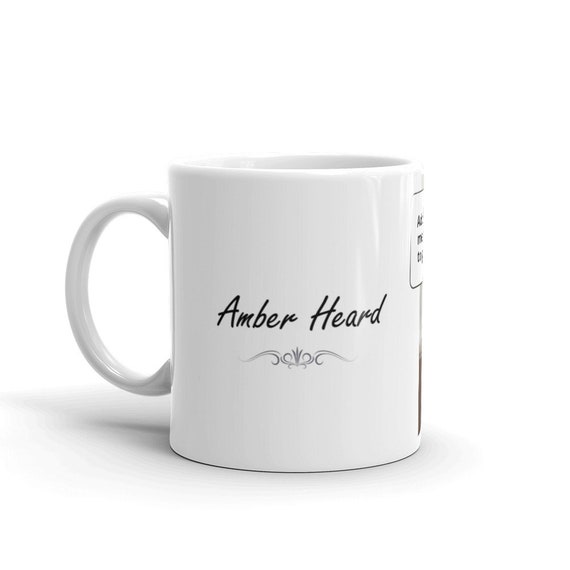 Amber Heard Personalised With Your Message Mug - Etsy