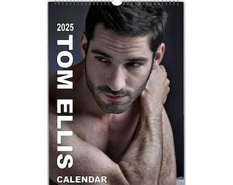 2027/8 Tom Ellis Calendar | Choose Start Month | Full Photo Personalised | Planner Months
