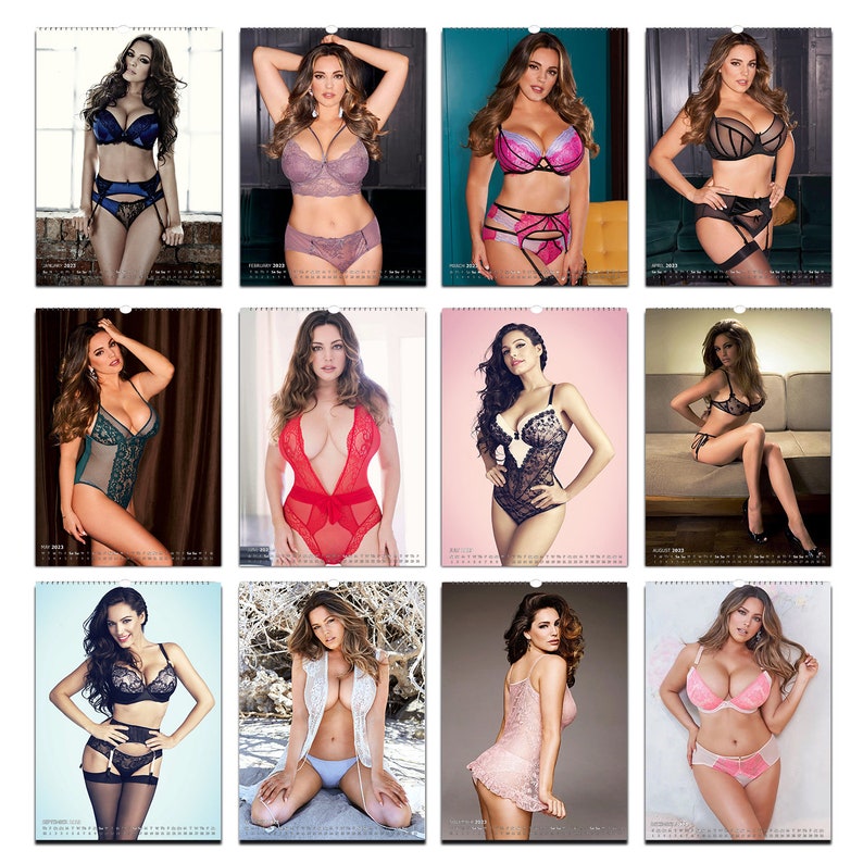 Sexy Hot Kelly Brook 2023 Pinup Wall Calendar Personalised Etsy
