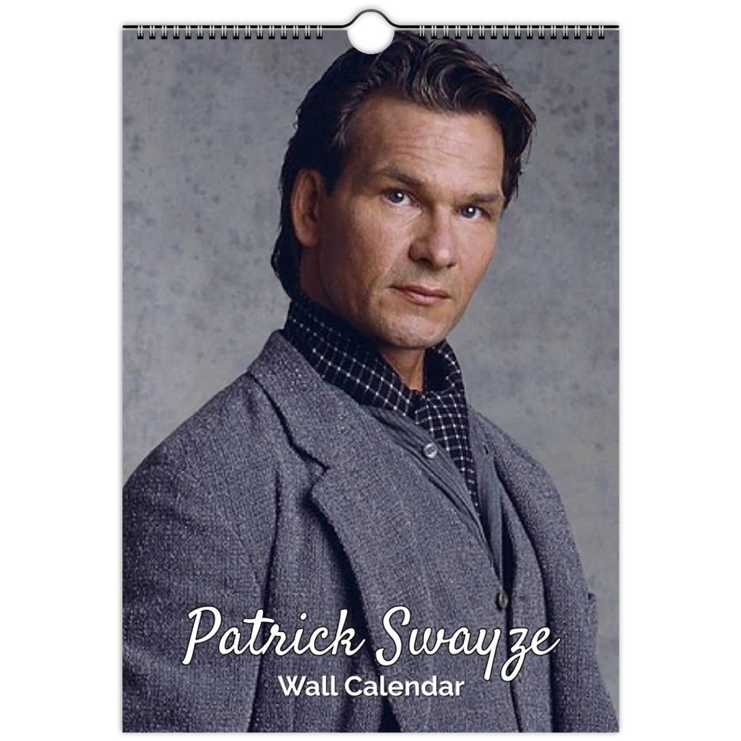 Patrick Swayze Full Photo Calendar Choose Start Month 2024 Personalised