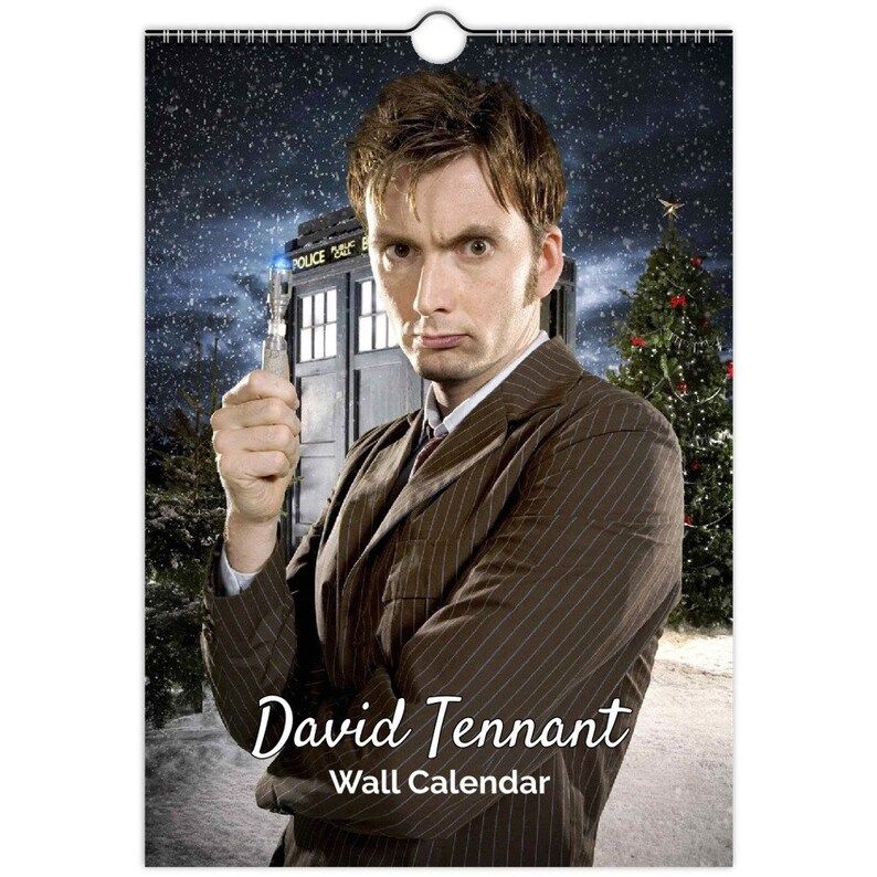 David Tennant Full Photo Calendar Choose Start Month 2024 Personalised