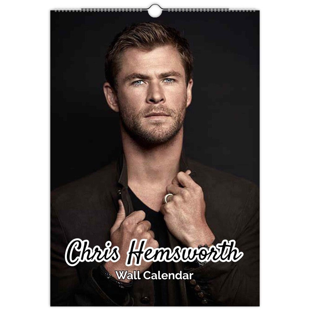 Chris Hemsworth Full Photo Calendar Choose Start Month Etsy