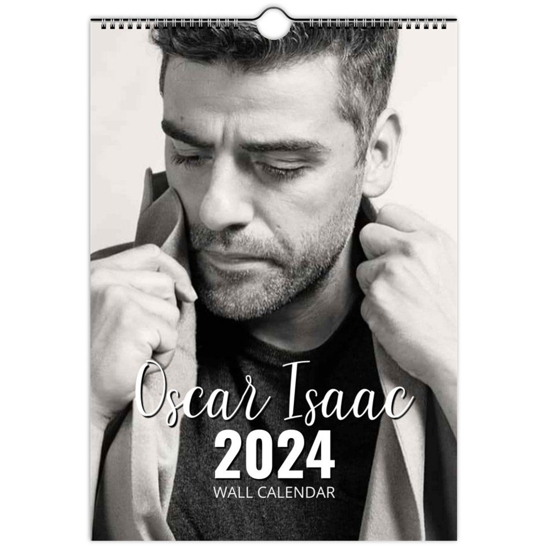 Oscar Isaac Start Feb 2024jan 202512 Month Personalised Calendar Full