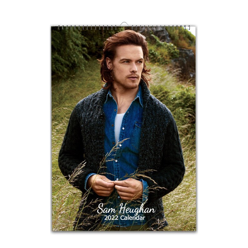 Sam Heughan Full Photo Calendar 2022 Personalised Etsy Hong Kong