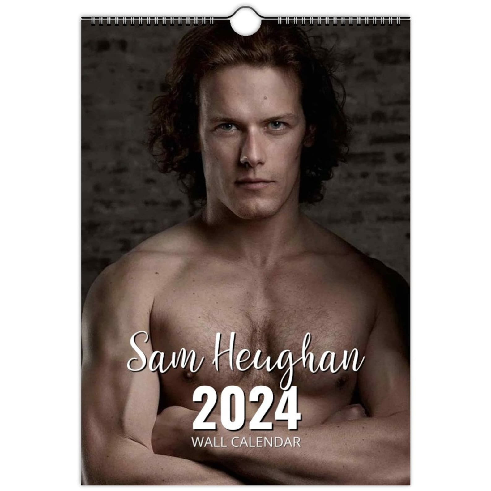 Sam Heughan 2024 Personalised Calendar Full Photo Slim Dates Etsy