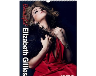 Beautiful Elizabeth Gillies  | 2027/28 | Choose Start Month/Year | Full Photo Personalised Wall Calendar