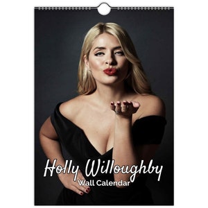 Holly Willoughby Full Photo calendar | choose start month 2026/27 personalised | full year calendar