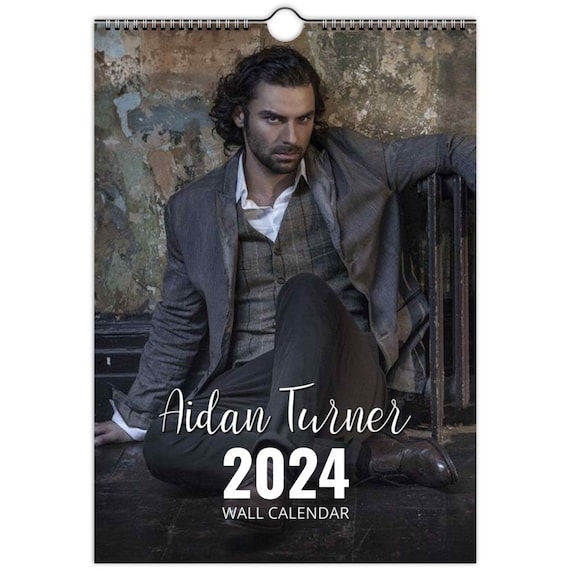 Aidan Turner Début février 2024-janv. 2025 Calendrier personnalisé de 12  mois avec photo complète, dates minces, accroché au mur -  France
