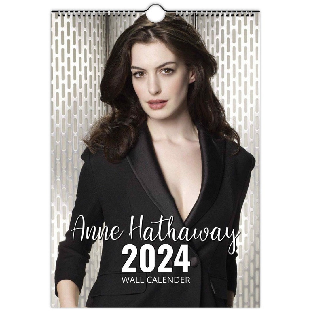 Anne Hathaway 2024 Full Photo Slim Dates Personalised Wall Etsy