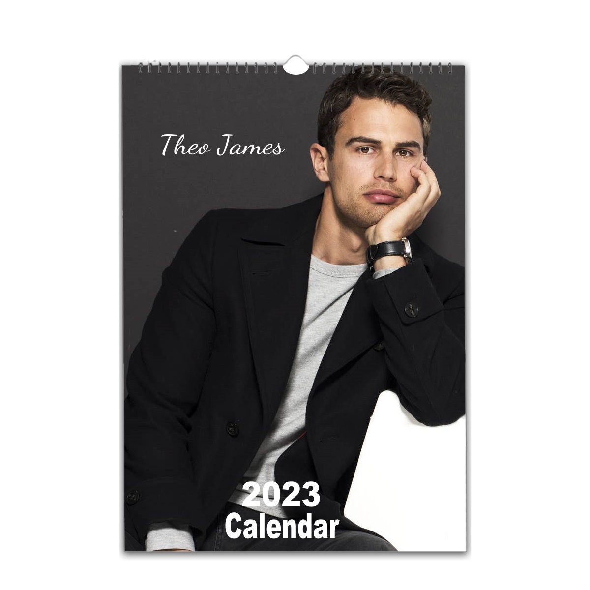 Theo James Full Photo Calendar 2022/23 Choose Your Start Month Etsy