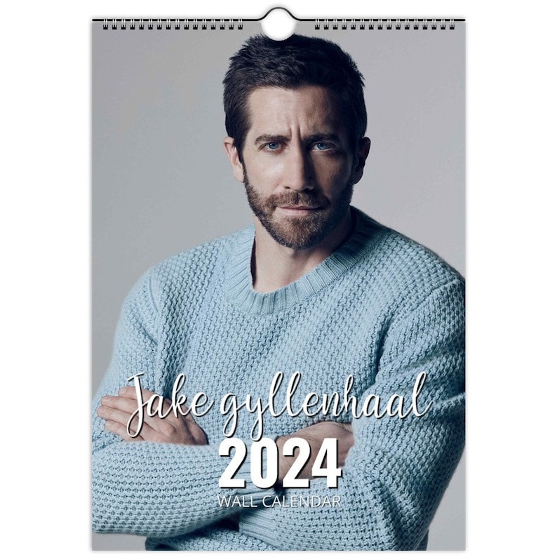 Jake Gyllenhaal Start Feb 2024jan 202512 Month Personalised Calendar