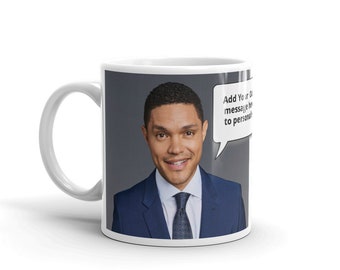 Trevor Noah Personalised With Your Message Mug