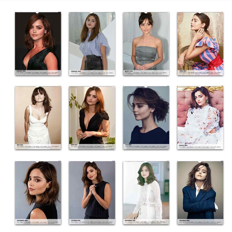 Sexy Jenna Coleman Start Feb 2024jan 202512 Month Full Photo Slim