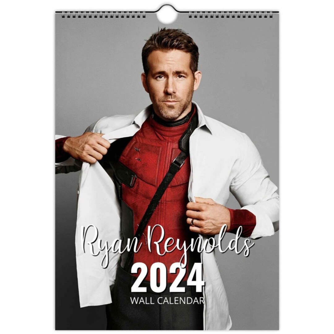 Ryan Reynolds Start Feb 2024jan 202512 Month Personalised Calendar