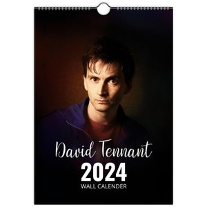 David Tennant 2024/5 | Choose Start | personalised Calendar Full Photo slim dates Wall hung