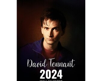 David Tennant 2024/5 | Choose Start | personalised Calendar Full Photo slim dates Wall hung