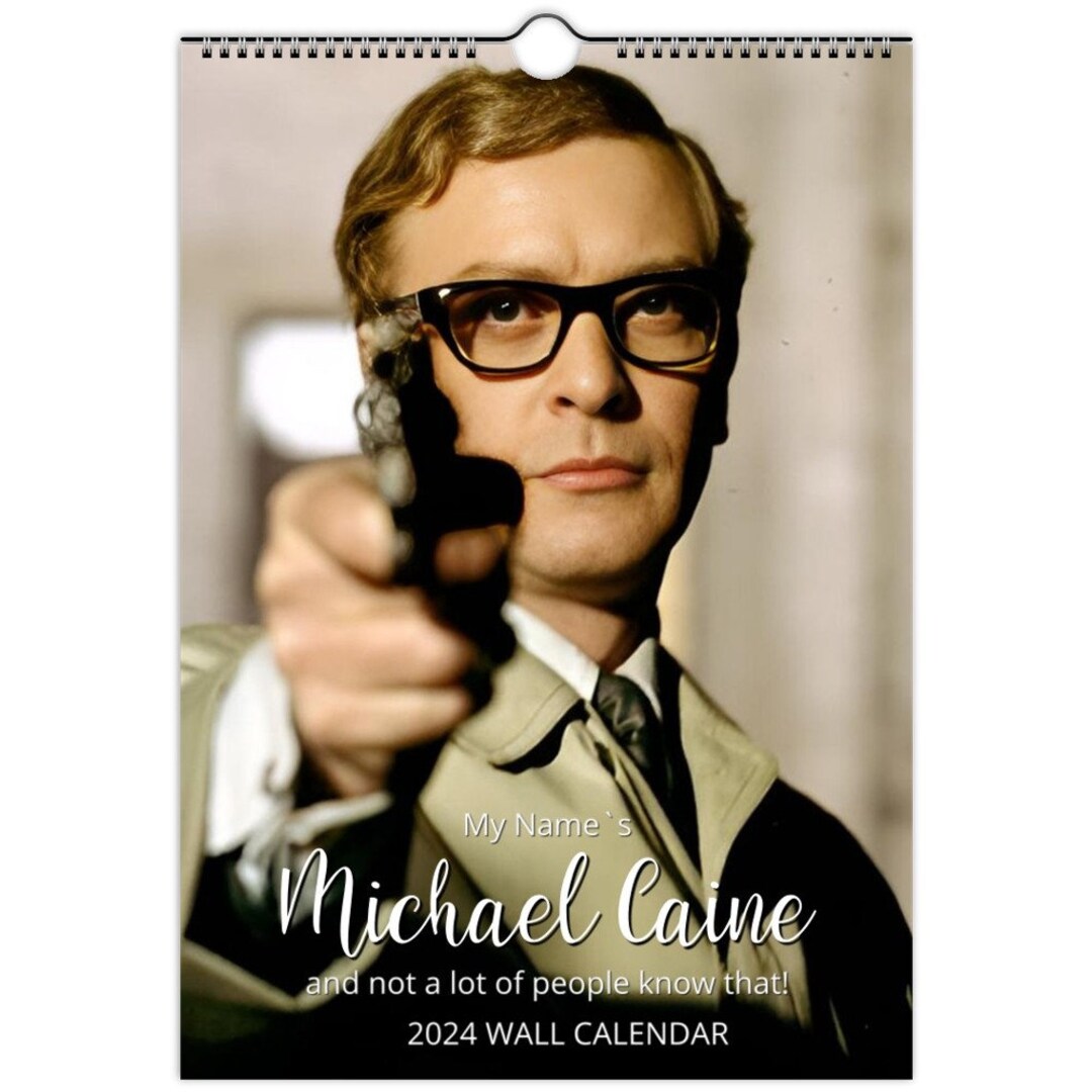My Names Michael Caine 2024 Personalised Calendar Full Photo Slim Dates