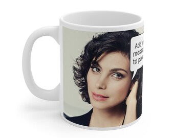 Morena Baccarin Personalise Speech Bubble With Your Message Mug