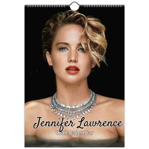 Sexy Jennifer Lawrence Full Photo Calendar Choose Start Month 2024