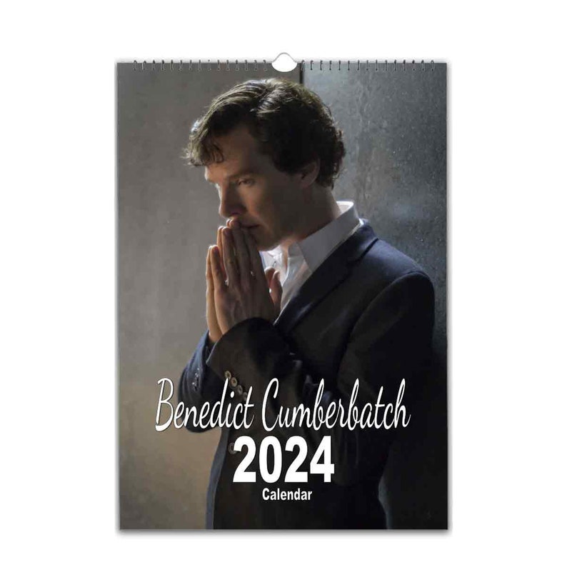 Benedict Cumberbatch 2024 Personalised Calendar Full Photo Slim Dates