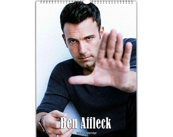 Ben Affleck | 2027/28 | Choose Start Month/Year | Full Photo Personalised Wall Calendar