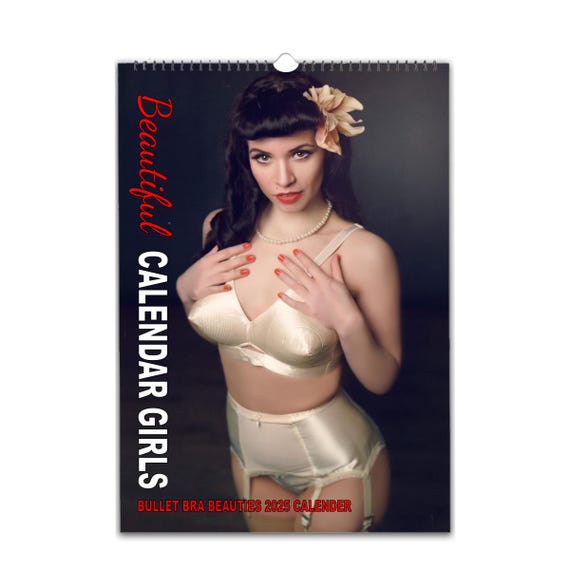 Sexy Beautiful Calendar Girls Bullet Bra Beauties Hot 2025/6 Calendar |  Choose Start Month/year | Full Photo Personalised Wall Calendar