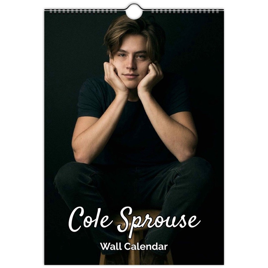 Cole Sprouse Full Photo Calendar Choose Start Month 2023/4/5 Etsy