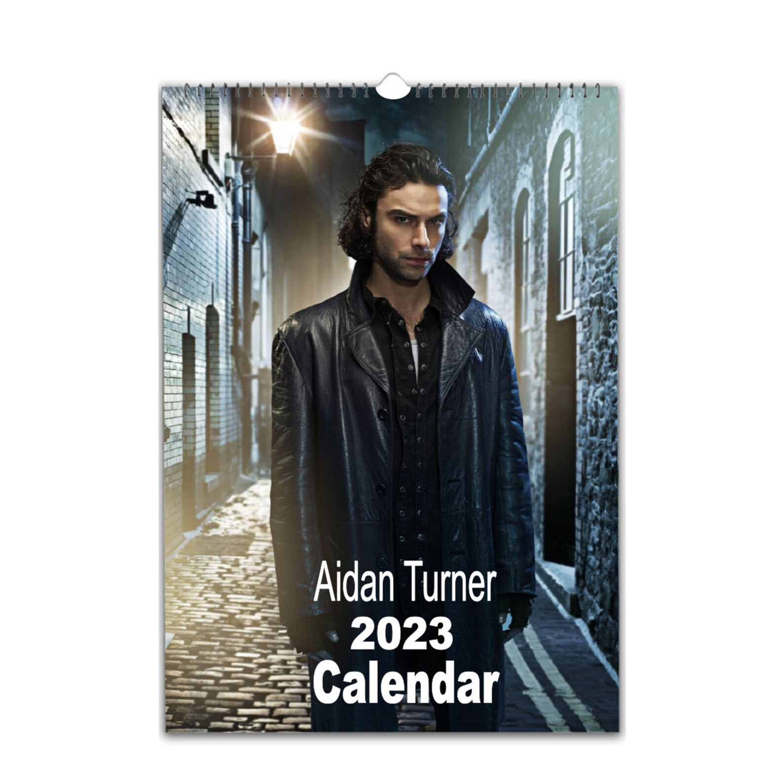 Aidan Turner 2023/4 Full Photo Calendar Personalised Front Etsy
