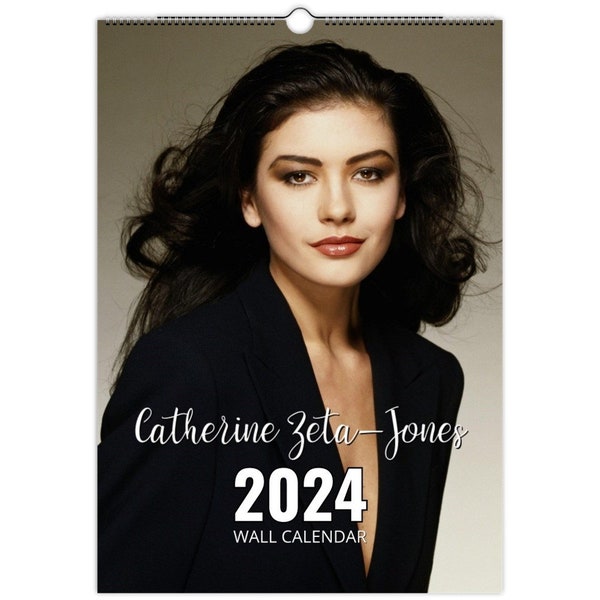 Catherine zeta-jones 2024/5 | Choose Start | Full Photo | Slim Dates personalised Wall calendar