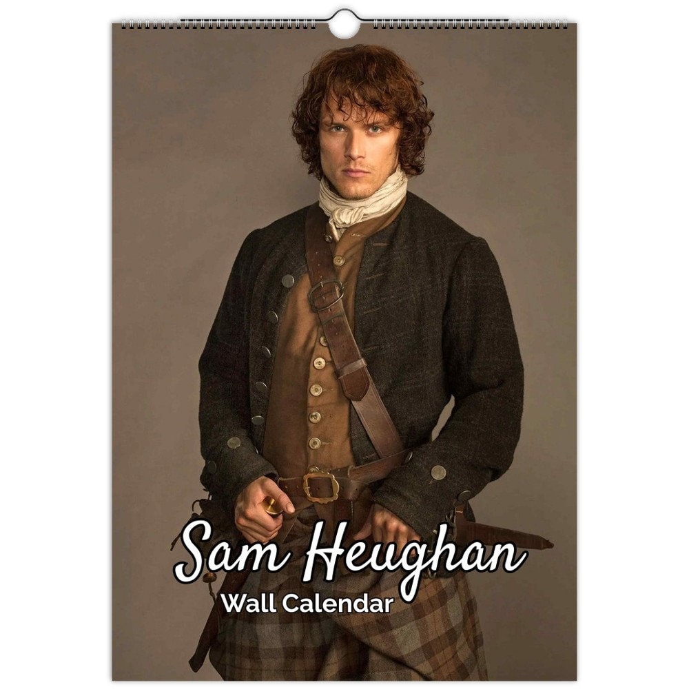 Sam Heughan Full Photo Calendar Choose Start Month 2024 Personalised